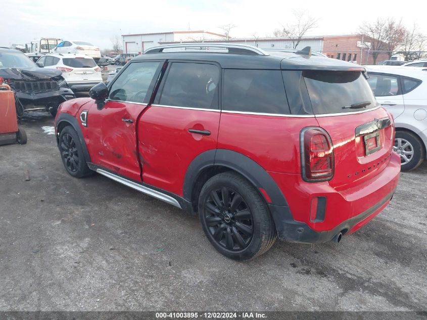 2022 Mini Countryman Cooper S VIN: WMZ83BR09N3N51641 Lot: 41003895