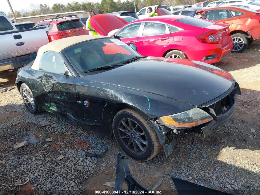 2003 BMW Z4 2.5I VIN: 4USBT334X3LR64991 Lot: 41003947