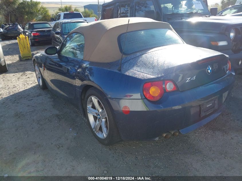 2004 BMW Z4 3.0I VIN: 4USBT53534LU07748 Lot: 41004019