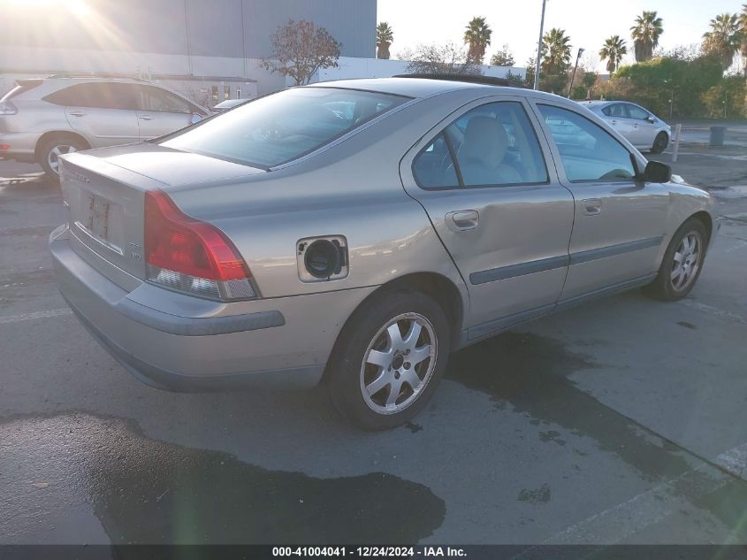 2004 Volvo S60 2.5T Awd VIN: YV1RH59H842343519 Lot: 41004041