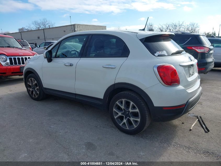 2016 Fiat 500X Trekking VIN: ZFBCFXCT0GP387843 Lot: 41004681