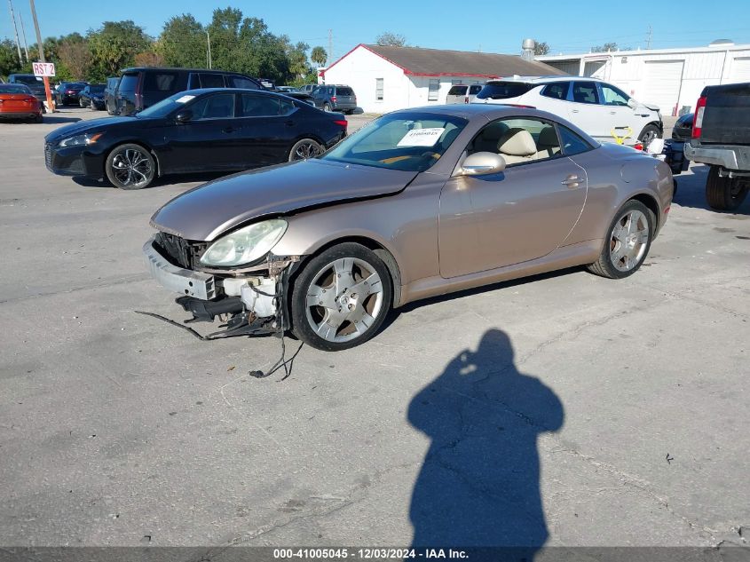 2002 Lexus Sc 430 VIN: JTHFN48Y420015227 Lot: 41005045