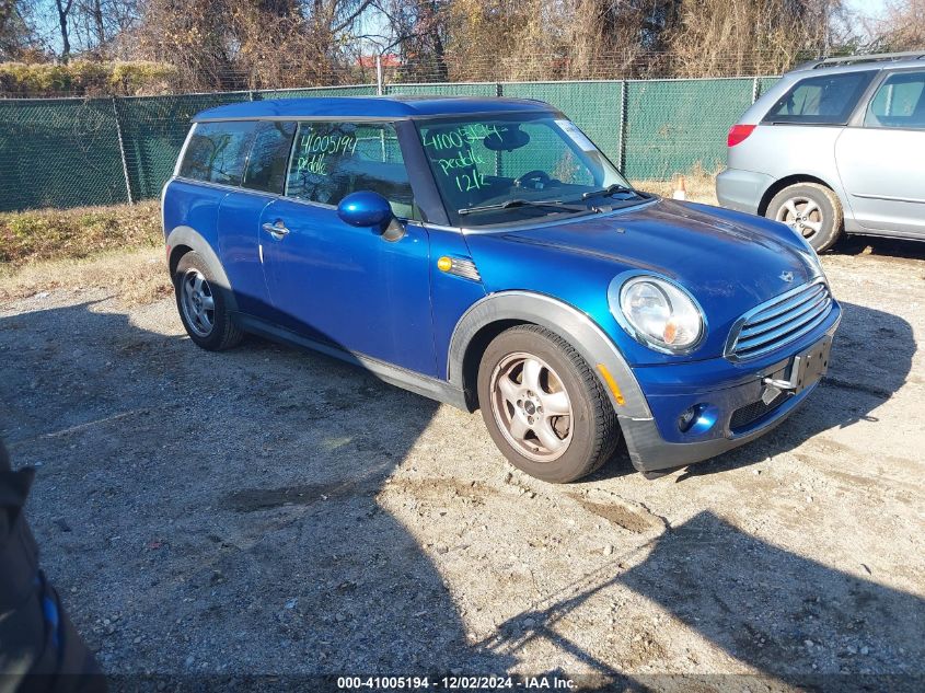 2009 Mini Cooper Clubman VIN: WMWML33599TN68581 Lot: 41005194