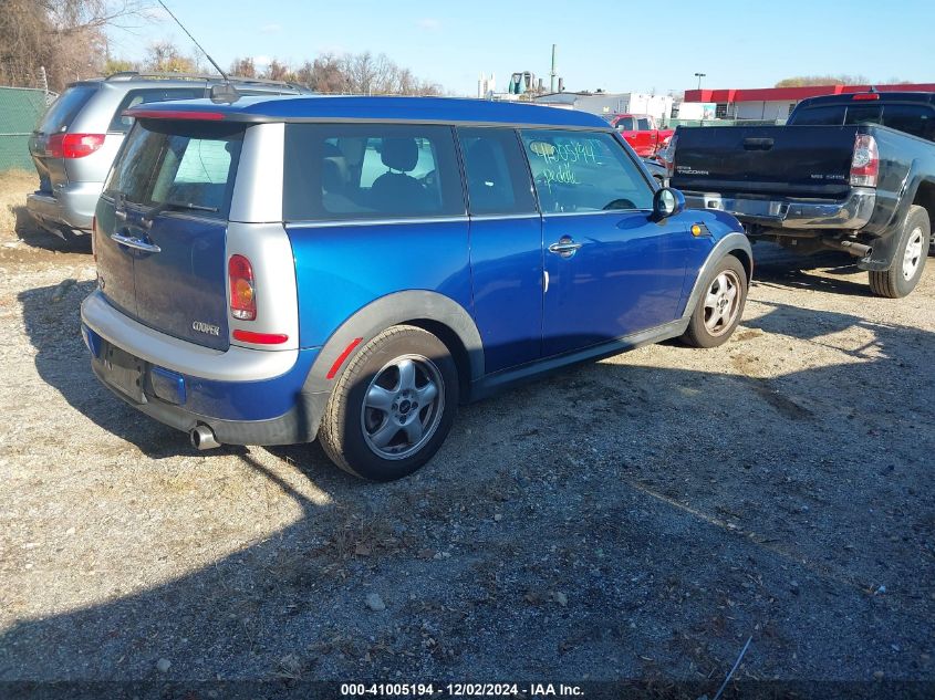 2009 Mini Cooper Clubman VIN: WMWML33599TN68581 Lot: 41005194