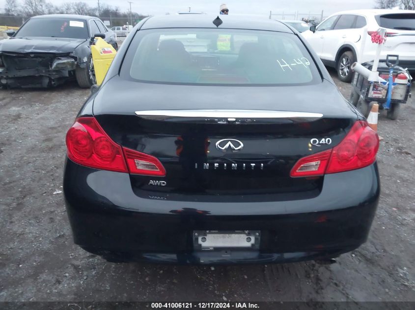 2015 Infiniti Q40 VIN: JN1CV6AR8FM523673 Lot: 41006121