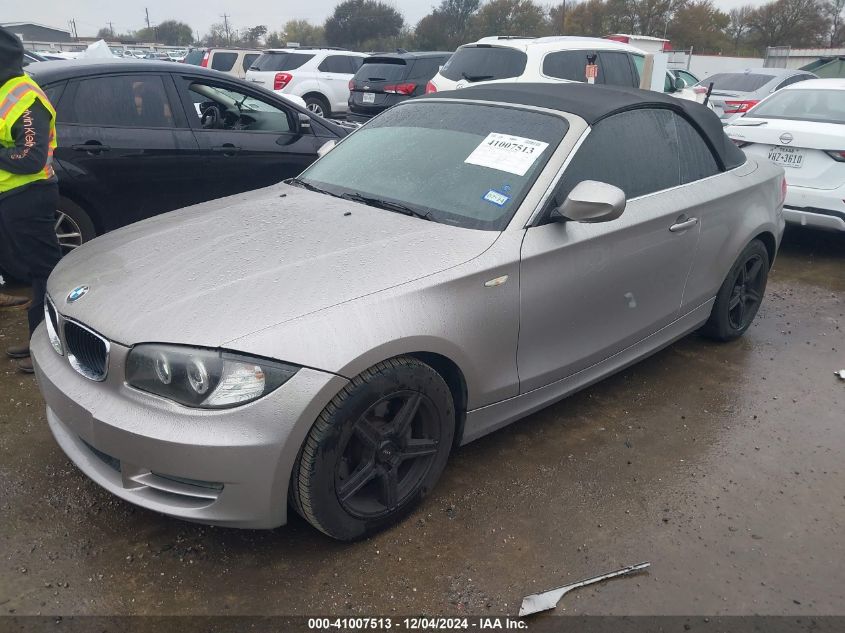 2011 BMW 128I VIN: WBAUL7C53BVM80806 Lot: 41007513