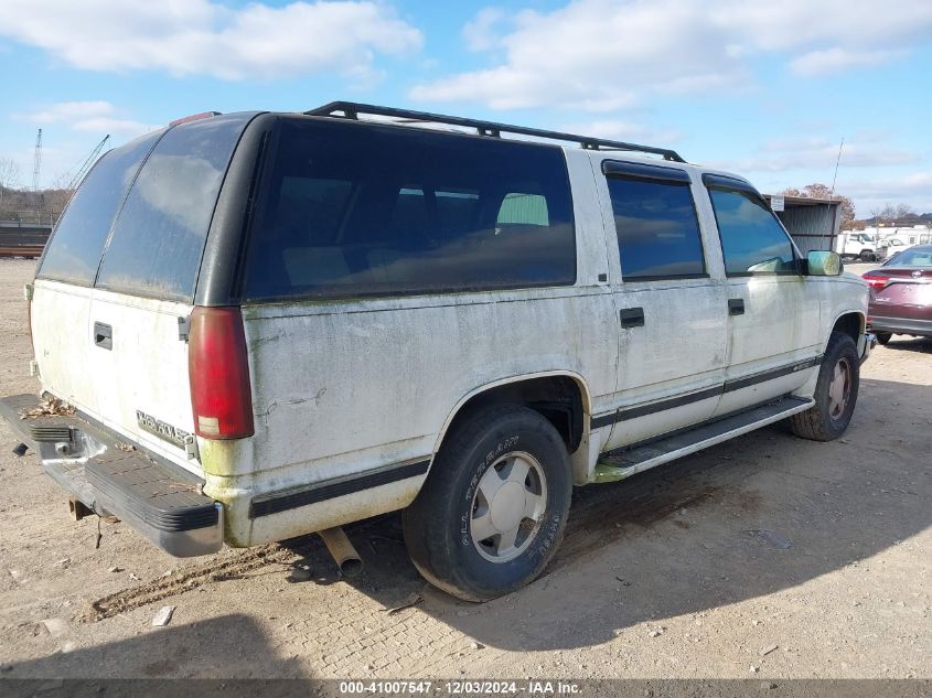 1996 Chevrolet Suburban K1500 VIN: 1GNFK16R4TJ312361 Lot: 41007547