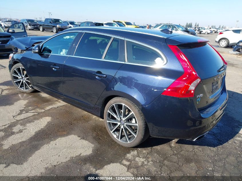 2016 Volvo V60 T5 Drive-E Platinum VIN: YV140MEM3G1305186 Lot: 41007844