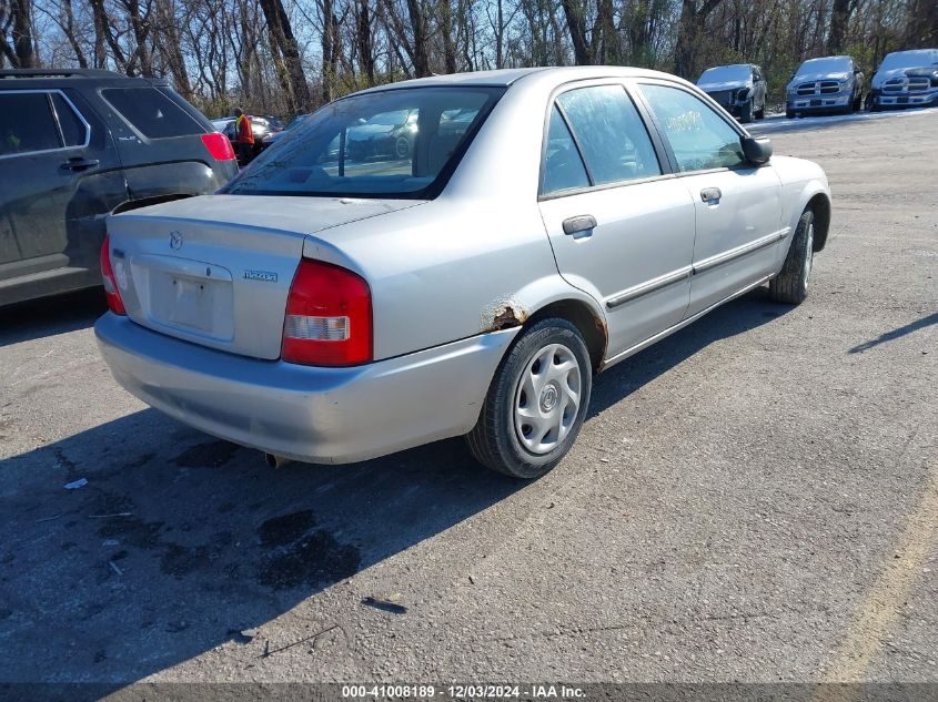 2001 Mazda Protege Dx/Lx VIN: JM1BJ222210402748 Lot: 41008189