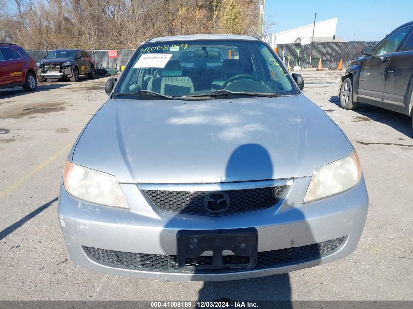 2001 Mazda Protege Dx/Lx VIN: JM1BJ222210402748 Lot: 41008189