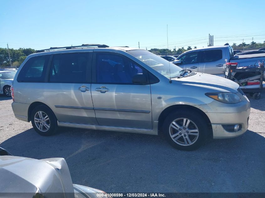 2005 Mazda Mpv Lx VIN: JM3LW28A050536305 Lot: 41008598