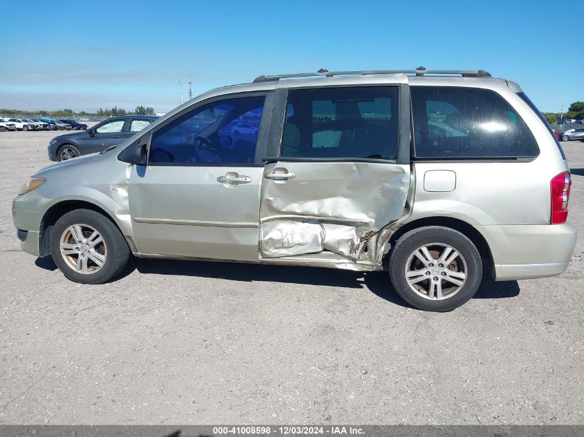 2005 Mazda Mpv Lx VIN: JM3LW28A050536305 Lot: 41008598