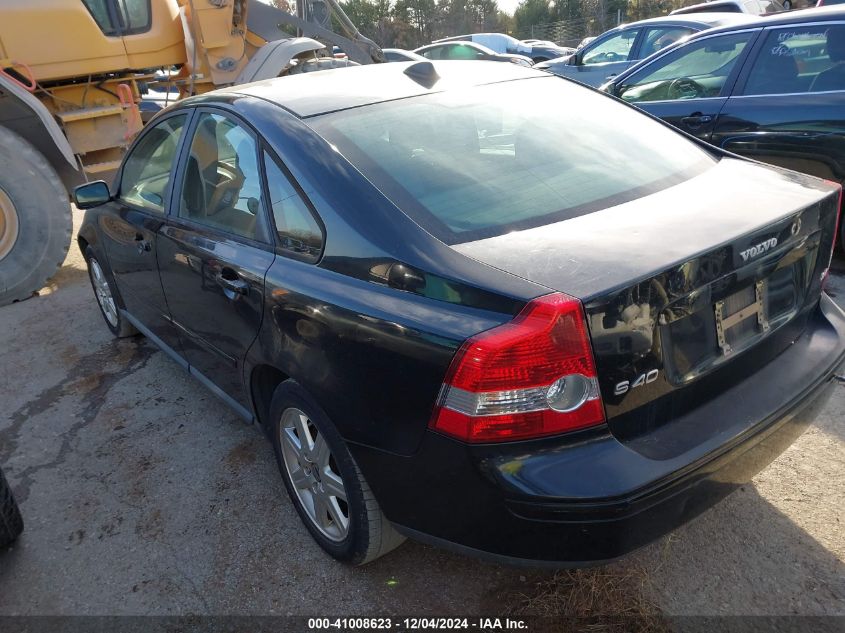 2006 Volvo S40 2.4I VIN: YV1MS382962189709 Lot: 41008623