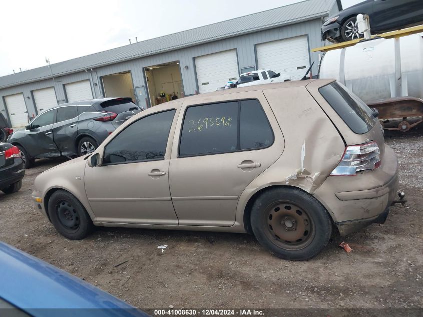 2002 Volkswagen Golf Gls Tdi VIN: 9BWGP61J724058452 Lot: 41008630