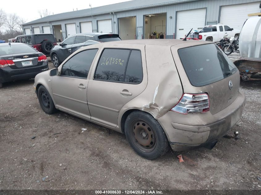 2002 Volkswagen Golf Gls Tdi VIN: 9BWGP61J724058452 Lot: 41008630