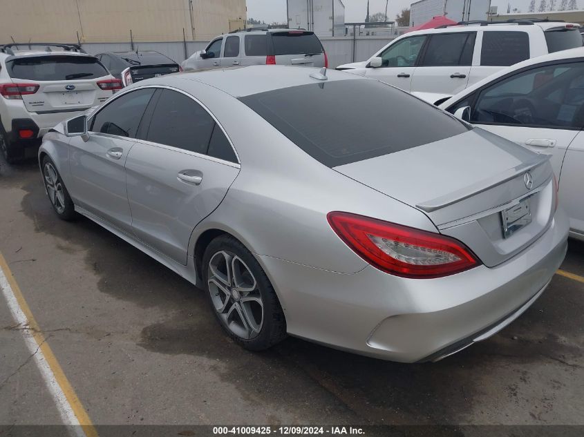 2015 Mercedes-Benz Cls 400 400 VIN: WDDLJ6FB3FA137044 Lot: 41009425