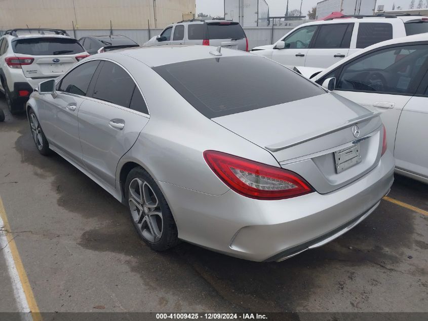 2015 Mercedes-Benz Cls 400 400 VIN: WDDLJ6FB3FA137044 Lot: 41009425