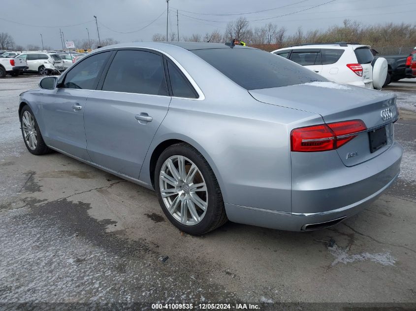 2016 Audi A8 L 3.0T VIN: WAU34AFDXGN005489 Lot: 41009535