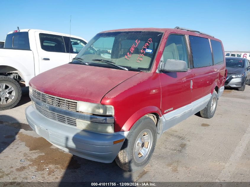 2000 GMC Safari Sl VIN: 1GKDM19W7YB521546 Lot: 41011755