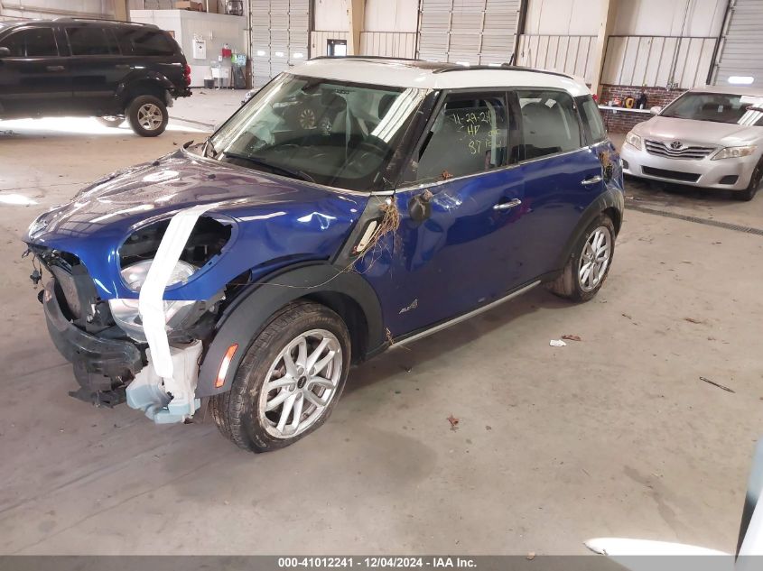 2015 Mini Countryman Cooper S VIN: WMWZC5C58FWP45505 Lot: 41012241