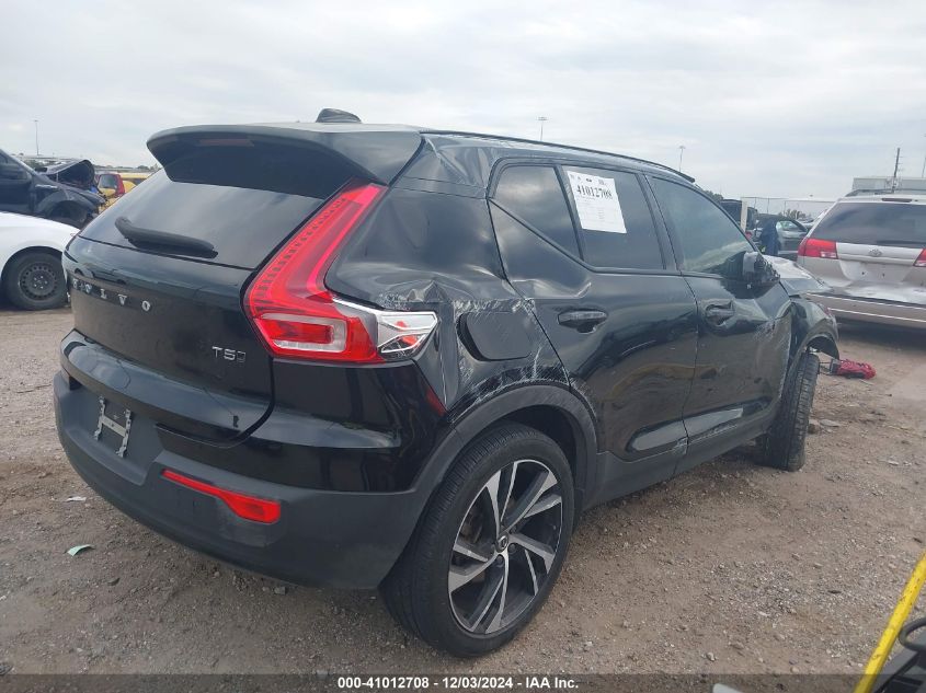 2021 Volvo Xc40 T5 R-Design VIN: YV4162UM7M2526791 Lot: 41012708