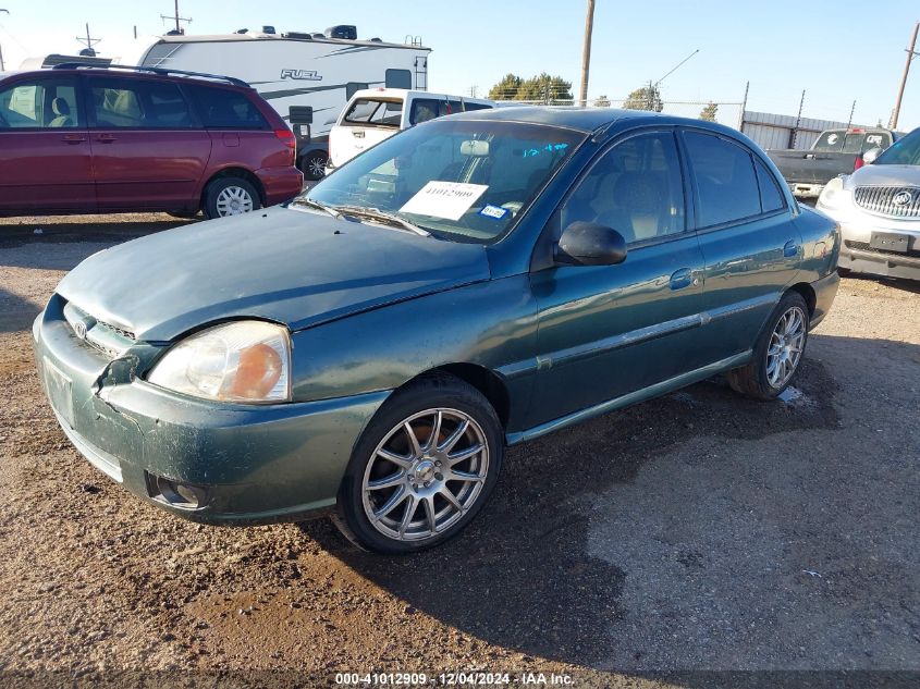 2003 Kia Rio VIN: KNADC125136220933 Lot: 41012909