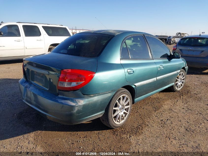 2003 Kia Rio VIN: KNADC125136220933 Lot: 41012909