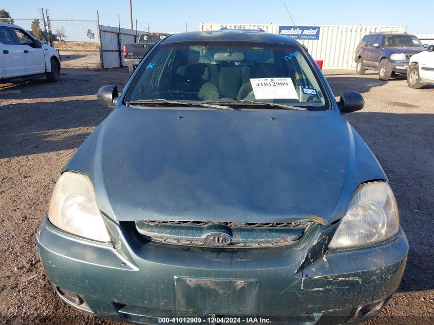 2003 Kia Rio VIN: KNADC125136220933 Lot: 41012909