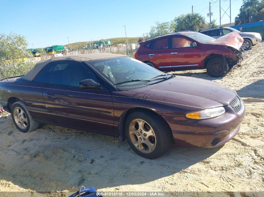 1999 Chrysler Sebring Jxi VIN: 3C3EL55H6XT516518 Lot: 41013110