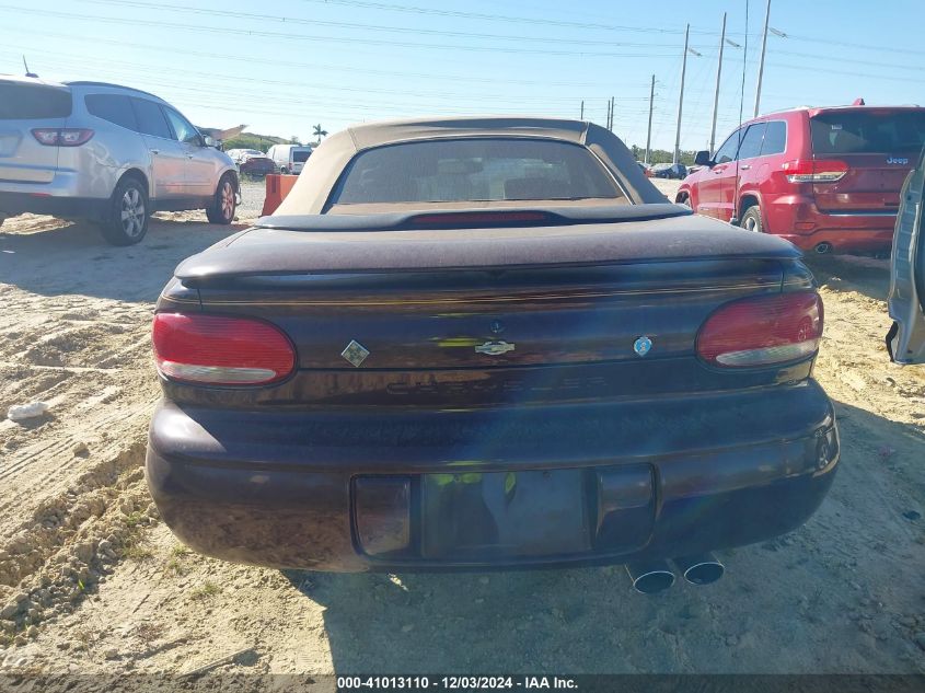 1999 Chrysler Sebring Jxi VIN: 3C3EL55H6XT516518 Lot: 41013110