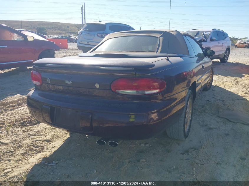 1999 Chrysler Sebring Jxi VIN: 3C3EL55H6XT516518 Lot: 41013110