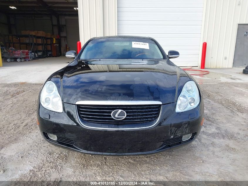 2002 Lexus Sc 430 VIN: JTHFN48Y320030768 Lot: 41013185