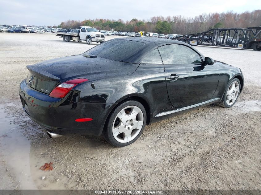 2002 Lexus Sc 430 VIN: JTHFN48Y320030768 Lot: 41013185