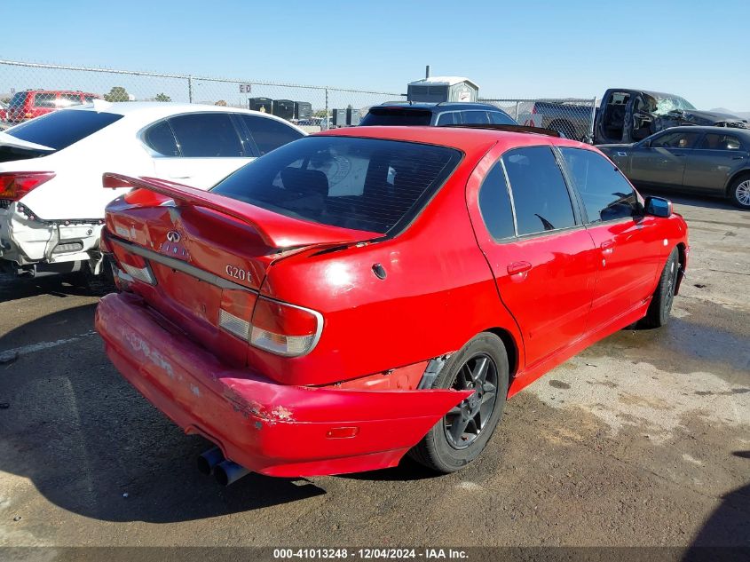 2001 Infiniti G20 Touring VIN: JNKCP11AX1T405593 Lot: 41013248