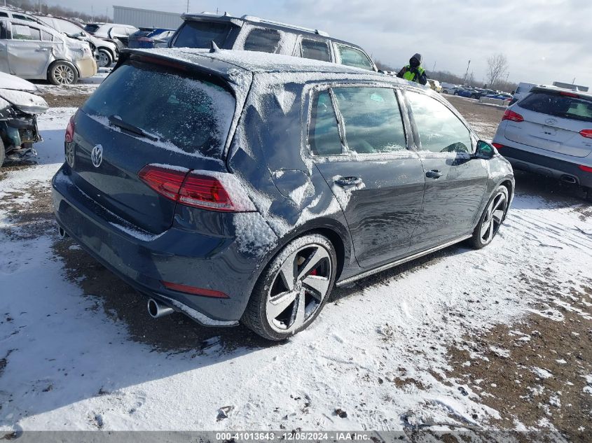 2019 Volkswagen Golf Gti 2.0T Autobahn/2.0T Rabbit Edition/2.0T S/2.0T Se VIN: 3VW6T7AU4KM019630 Lot: 41013643