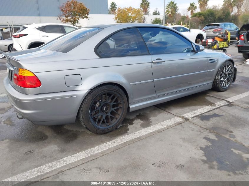 2004 BMW M3 VIN: WBSBL93474PN58002 Lot: 41013859