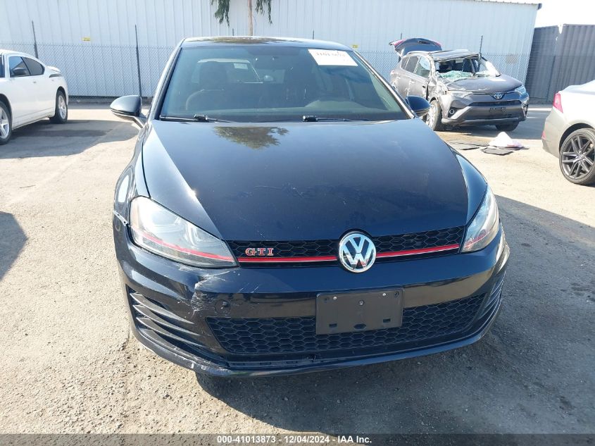 2017 Volkswagen Golf Gti Autobahn 4-Door/S 4-Door/Se 4-Door/Sport 4-Door VIN: 3VW447AU5HM044176 Lot: 41013873