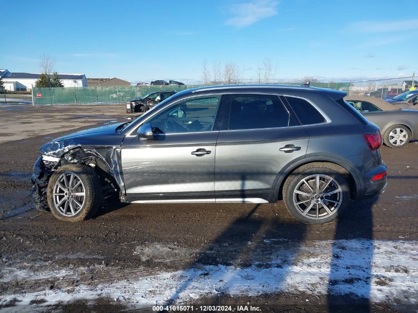 2022 Audi Sq5 Premium Plus Tfsi Quattro Tiptronic VIN: WA1B4AFY5N2105199 Lot: 41015071