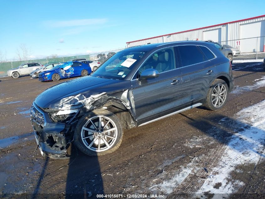 2022 Audi Sq5 Premium Plus Tfsi Quattro Tiptronic VIN: WA1B4AFY5N2105199 Lot: 41015071