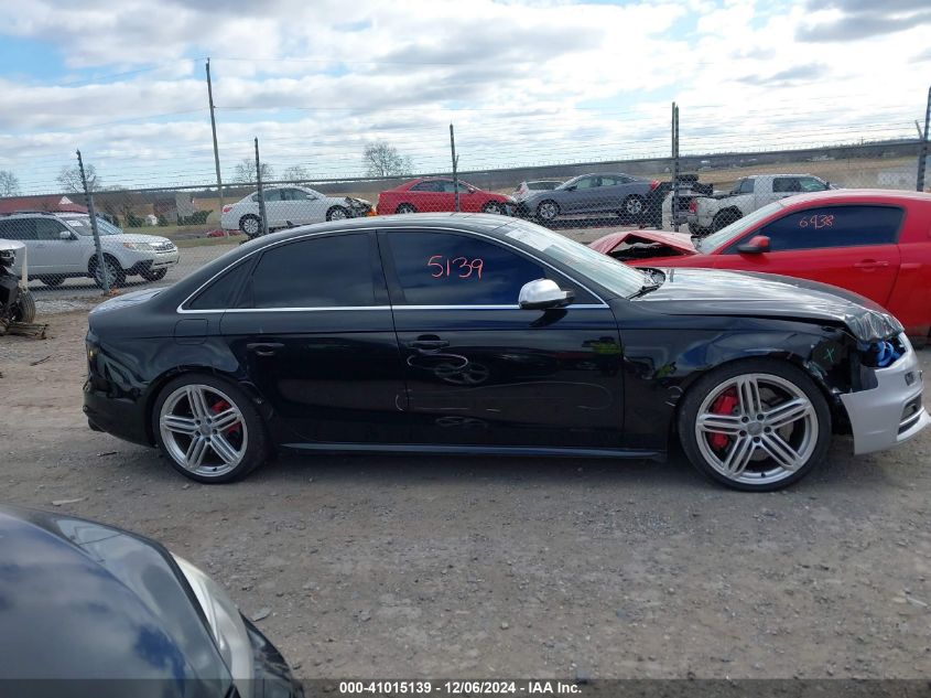 2013 Audi S4 3.0T Premium Plus VIN: WAUKGAFLXDA068864 Lot: 41015139