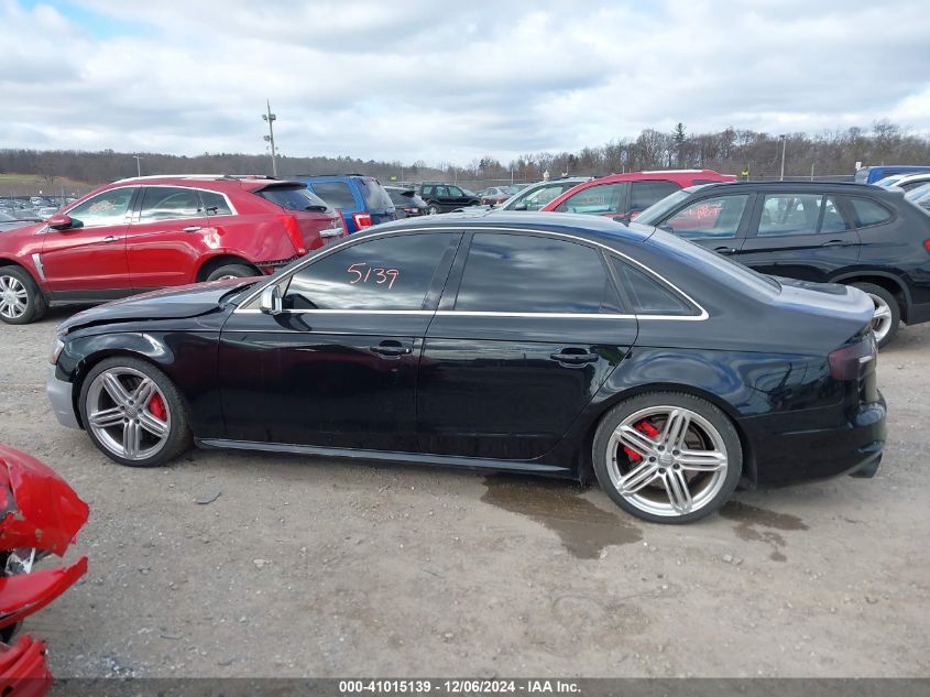 2013 Audi S4 3.0T Premium Plus VIN: WAUKGAFLXDA068864 Lot: 41015139