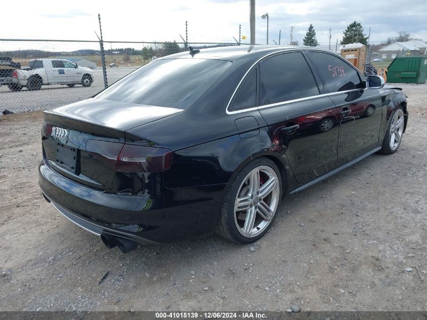 2013 Audi S4 3.0T Premium Plus VIN: WAUKGAFLXDA068864 Lot: 41015139