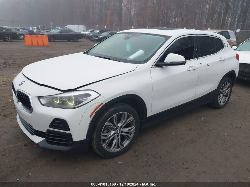 2022 BMW X2 Sdrive28I VIN: WBXYH9C04N5U25732 Lot: 41015169