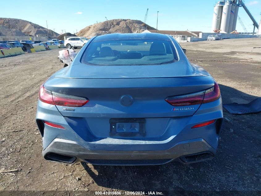 2019 BMW M850I xDrive VIN: WBABC4C54KBU96780 Lot: 41015686