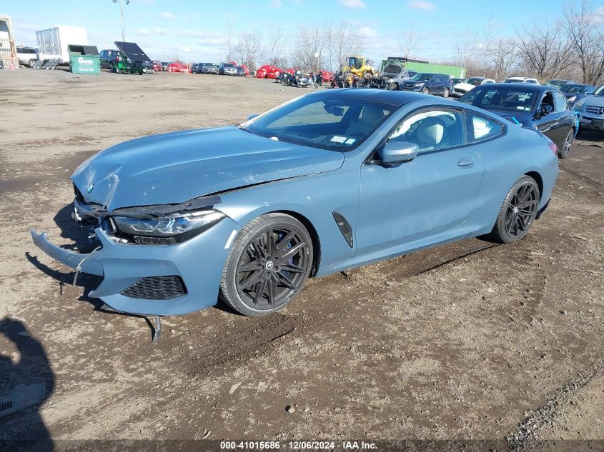 2019 BMW M850I xDrive VIN: WBABC4C54KBU96780 Lot: 41015686