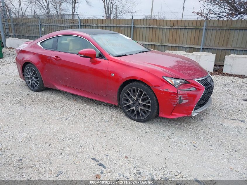 2016 Lexus Rc 300 VIN: JTHSM5BC5G5001691 Lot: 41016235