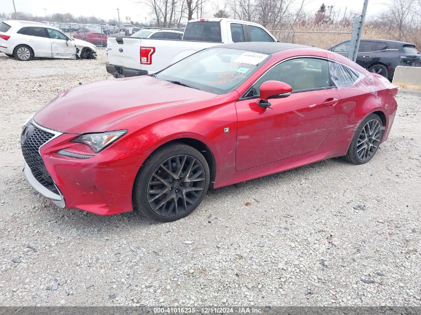 2016 Lexus Rc 300 VIN: JTHSM5BC5G5001691 Lot: 41016235