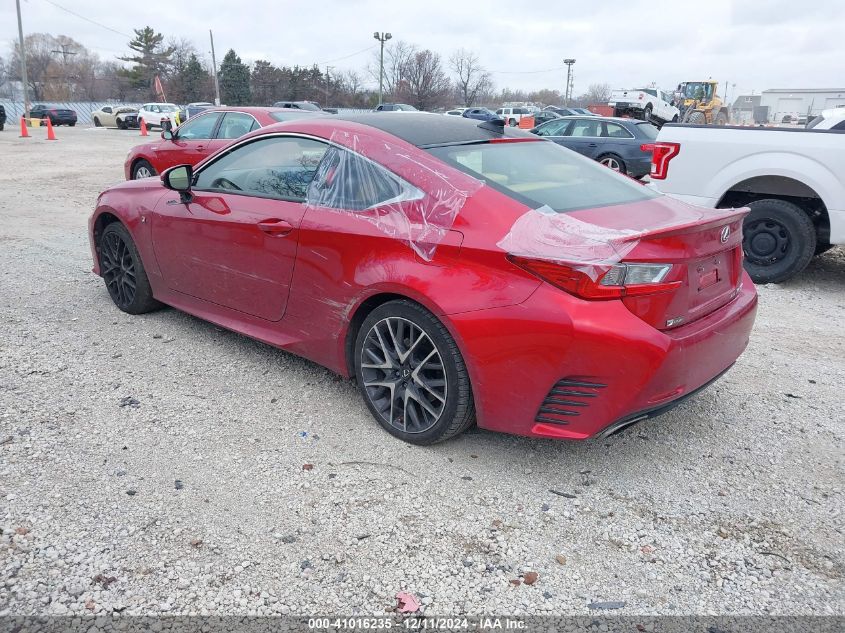 2016 Lexus Rc 300 VIN: JTHSM5BC5G5001691 Lot: 41016235