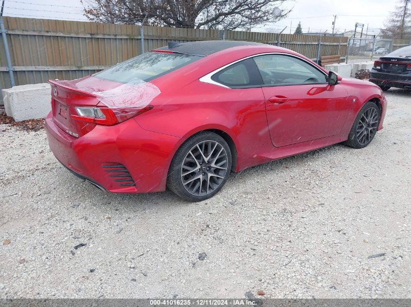 2016 Lexus Rc 300 VIN: JTHSM5BC5G5001691 Lot: 41016235