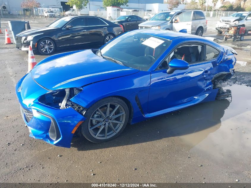 2022 Subaru Brz Limited VIN: JF1ZDBF14N8701758 Lot: 41018240